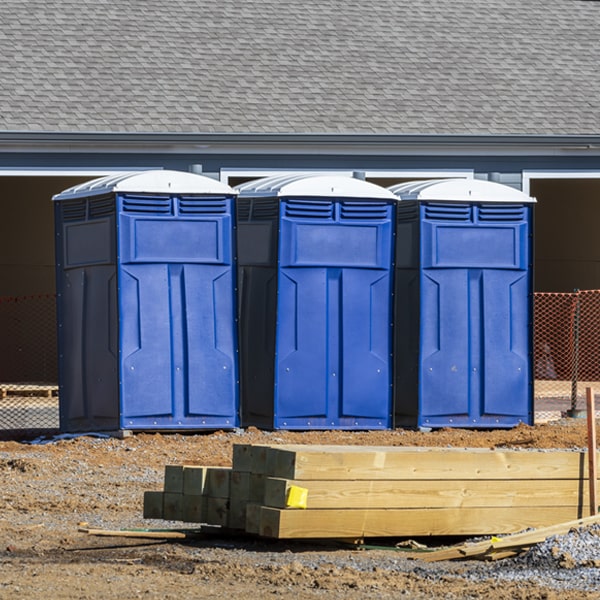 what is the maximum capacity for a single portable toilet in Spring TX